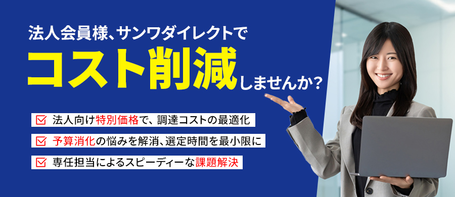 �@�l�E�r�W�l�X��������T�[�r�X�@�T�����_�C���N�g�ŃR�X�g�팸