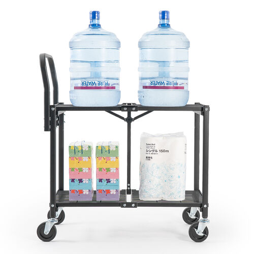 �܂肽���݃X�`�[�����S�� ���ω׏d160kg 2�i��� ���b�N �L���X�^�[�t�� �L�����[�J�[�g ��� �V�F���t �I �V�V�[�g�t�� �u���b�N