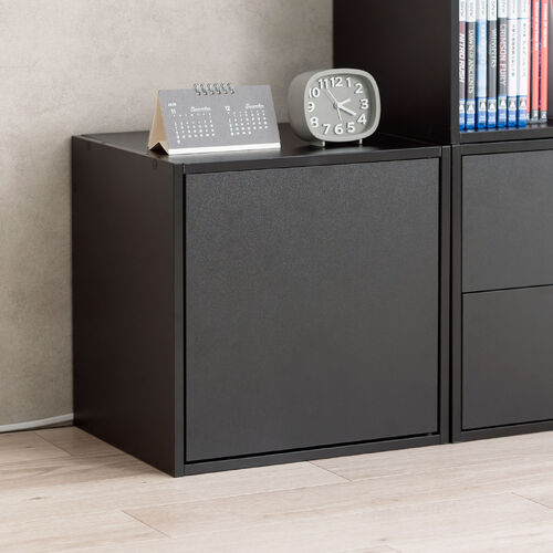 収納家具 楽天市場】ダイヤル鍵付き 収納ボックス 3段 A4 扉付き リビング