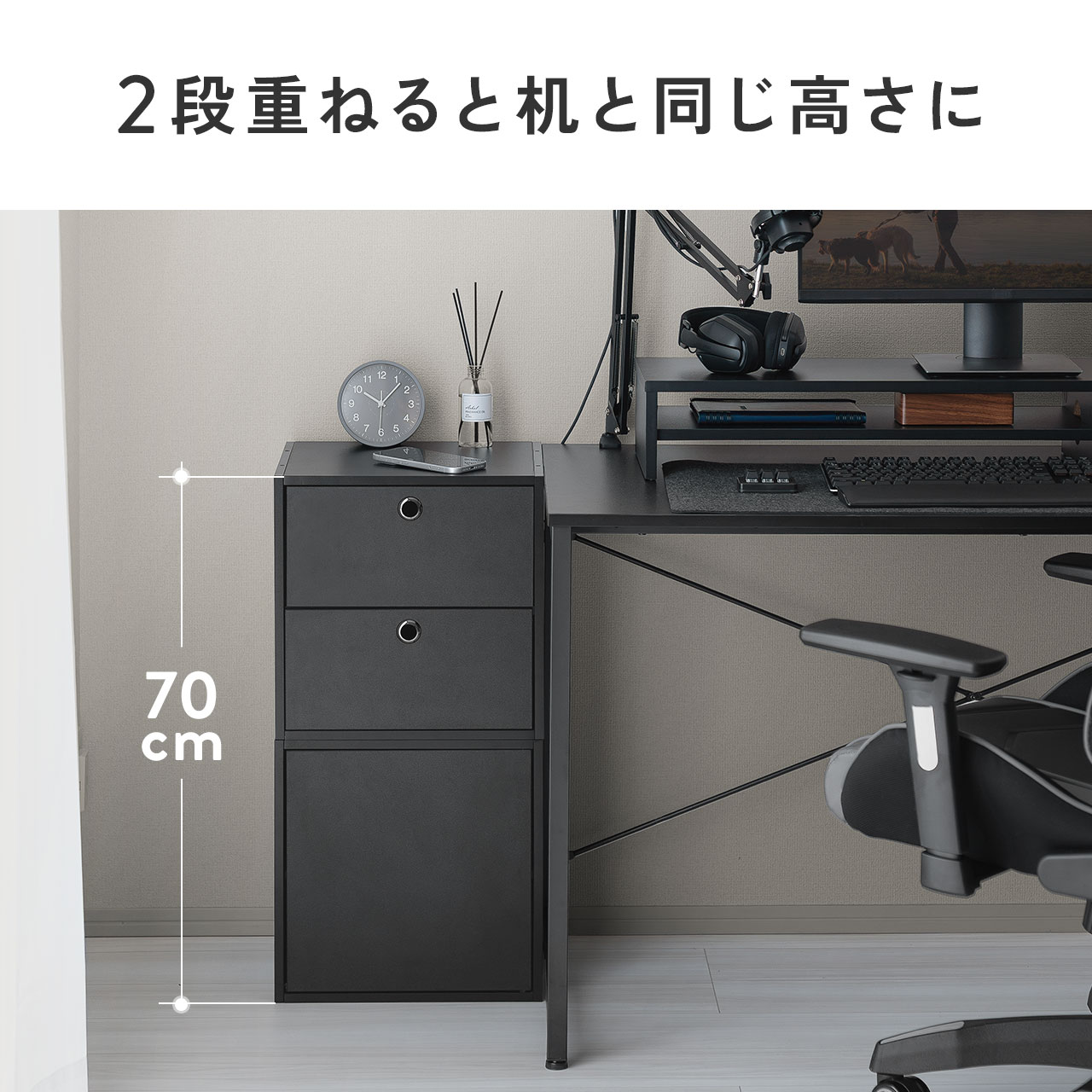 �L���[�u�^���[�{�b�N�X �����o�� ��35�~���s29.5�~����35cm 2�i�� ���������[�I �A�N�X�^ DVD Switch �z���C�g