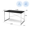 [120]p\RfXN [NfXN Vv ʎdグ ubN s60cm  100-DESK039BK