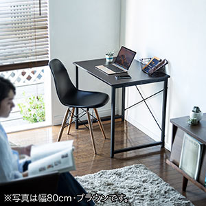 シンプルデスク ワークデスク モニターアーム対応 幅160cm 奥行