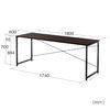 VvfXN [NfXN 2lp 2l| j^[A[Ή 180cm s60cm CguE fAj^[ 100-DESKF007LBR