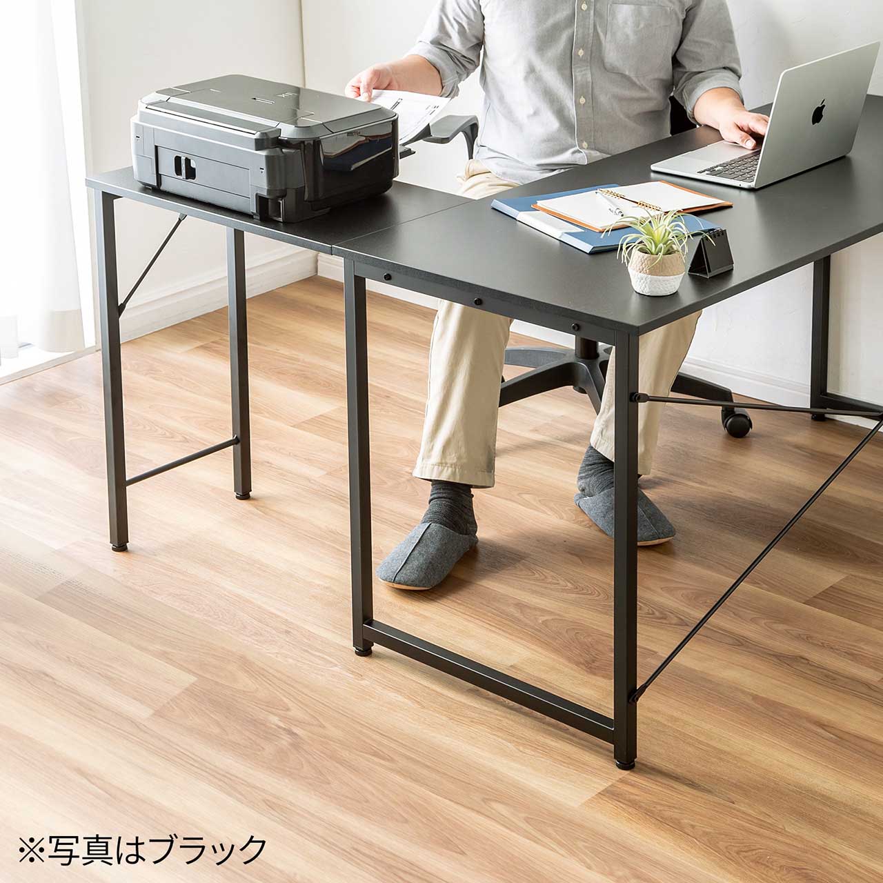 �T�u�f�X�N �V���v���f�X�N��p�T�u�f�X�N L���f�X�N �u���E��  ��35cm ���s60cm �˂��Œ�