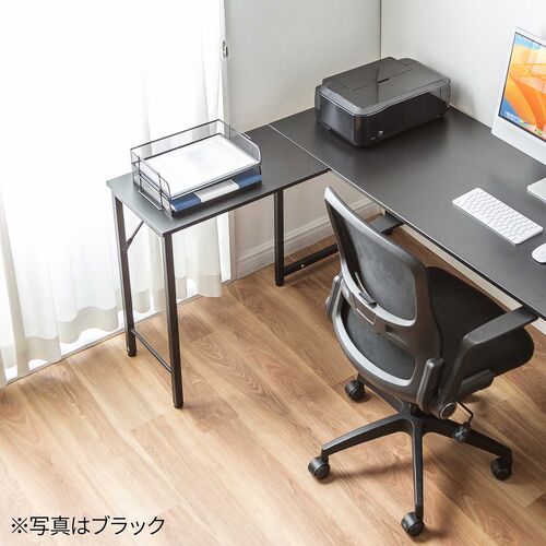 �T�u�f�X�N �V���v���f�X�N��p�T�u�f�X�N L���f�X�N �z���C�g ��35cm ���s60cm �˂��Œ�