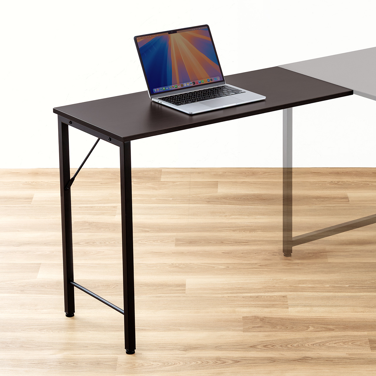 �T�u�f�X�N �V���v���f�X�N��p�T�u�f�X�N L���f�X�N �u���E�� ��40cm ���s90cm �˂��Œ�