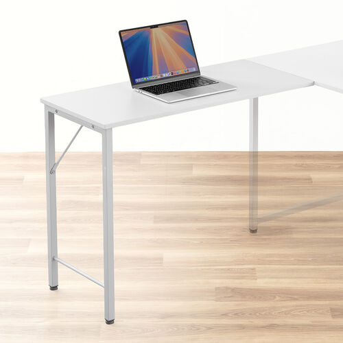 �T�u�f�X�N �V���v���f�X�N��p�T�u�f�X�N L���f�X�N �z���C�g ��40cm ���s90cm �˂��Œ�