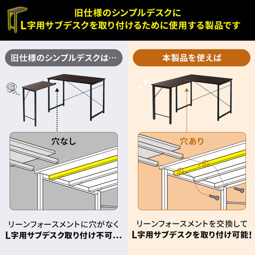 �����p���[���t�H�[�X�����g �V���v���f�X�N��p �f�X�N��100/120cm�Ή� �z���C�g