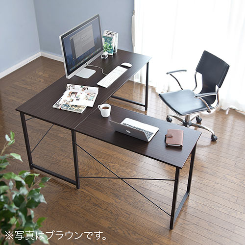 パソコンデスク L字デスク pcデスク 幅150cm+100cm L字型 25mオフィス家具