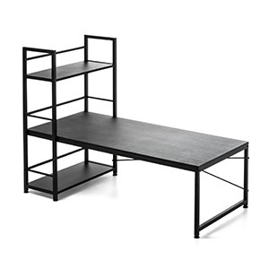 パソコンデスク（ロータイプ・収納付・木製・120cm幅