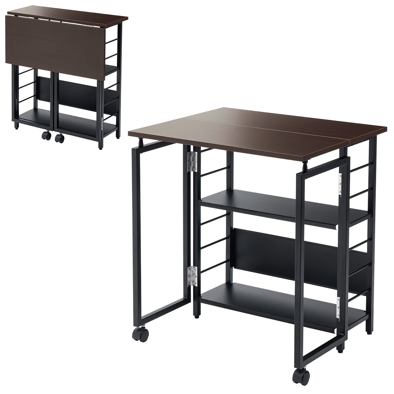 �܂肽���݃f�X�N �܂肽���݃e�[�u�� �R���p�N�g�f�X�N ���r���O�w�K ���[�I �ȃX�y�[�X ��65cm ���s53cm �I�� ���@�\�e�[�u�� �u���E��