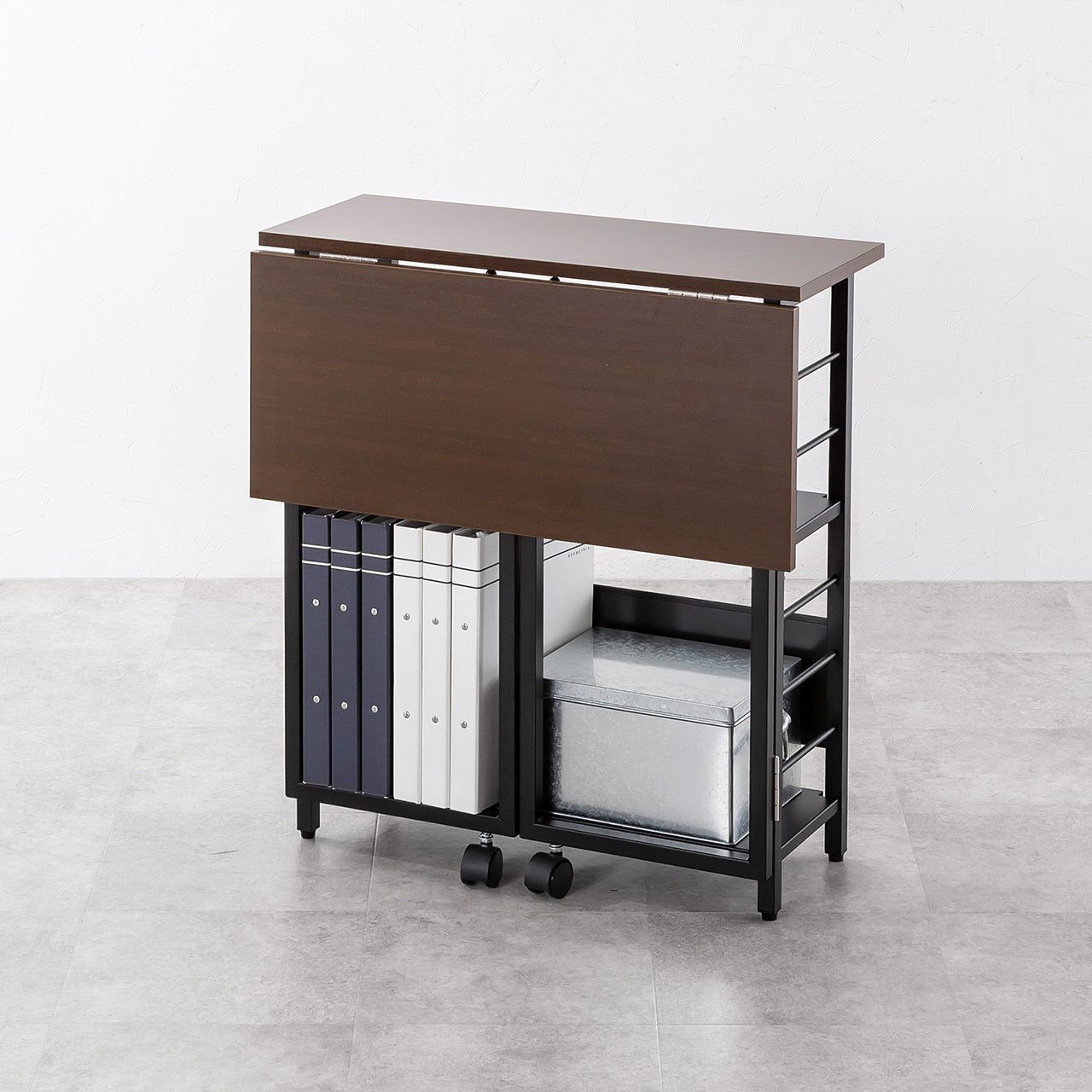 �܂肽���݃f�X�N �܂肽���݃e�[�u�� �R���p�N�g�f�X�N ���r���O�w�K ���[�I �ȃX�y�[�X ��65cm ���s53cm �I�� ���@�\�e�[�u�� �u���E��