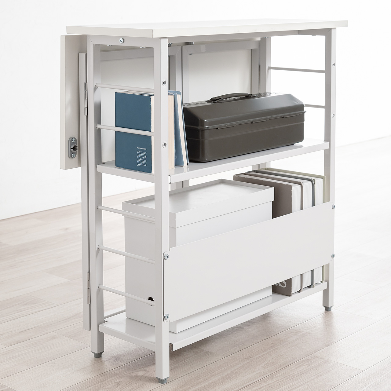 �܂肽���݃f�X�N �܂肽���݃e�[�u�� �R���p�N�g�f�X�N ���r���O�w�K ���[�I �ȃX�y�[�X ��65cm ���s53cm �I�� ���@�\�e�[�u�� �z���C�g