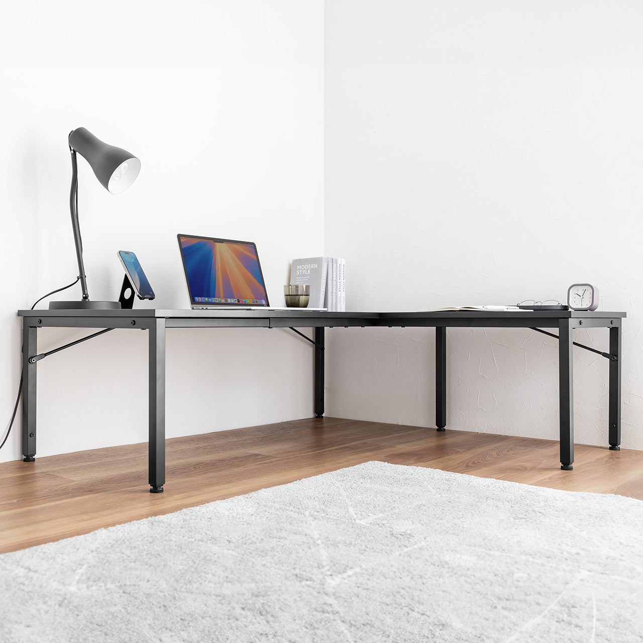 LfXN L^[fXN p\RfXN ؐ fXN R[i[fXN 5iK 120cm ubN 100-DESKL019BK