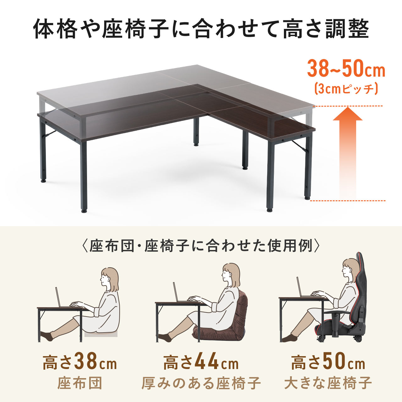 LfXN L^[fXN p\RfXN ؐ fXN R[i[fXN 5iK 120cm ubN 100-DESKL019BK