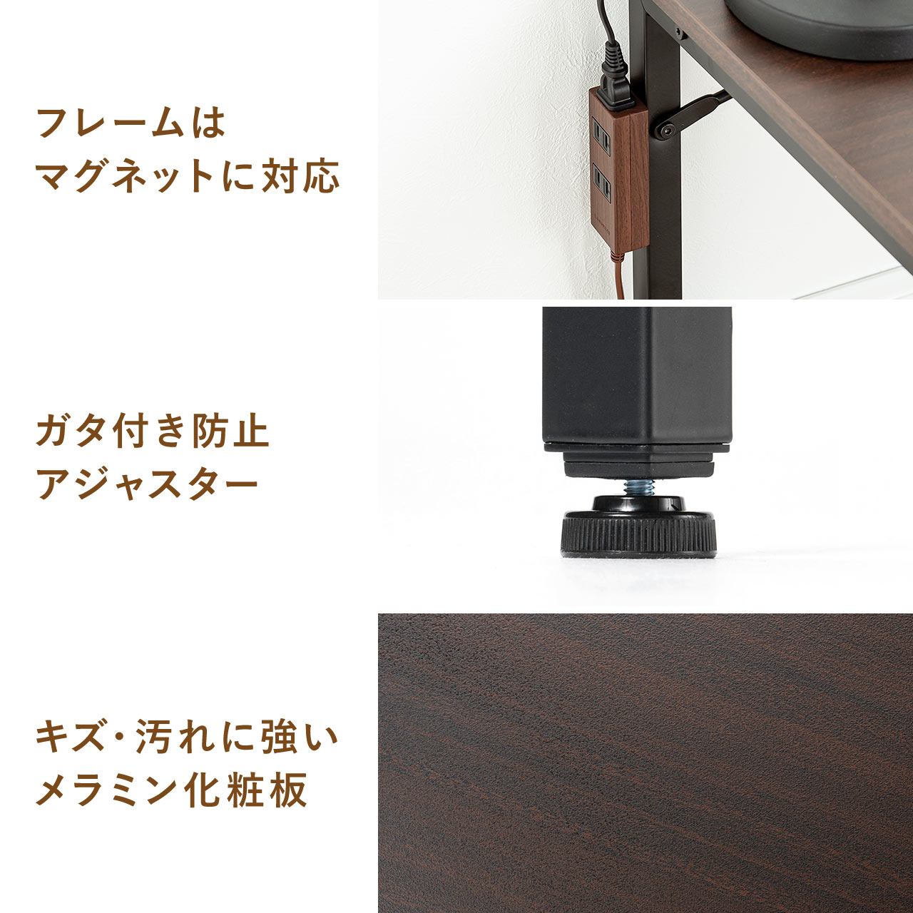 LfXN L^[fXN p\RfXN ؐ fXN R[i[fXN 5iK 120cm ubN 100-DESKL019BK