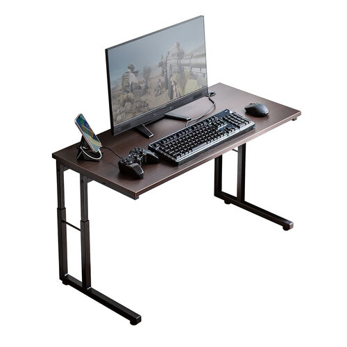 ���[�f�X�N �p�\�R���f�X�N �������� ����38cm�`58cm 6�i�K�� ��90cm ���s45cm �P�[�u���z���� �^�b�v�� �Q�[�~���O �׋��� �u���E��