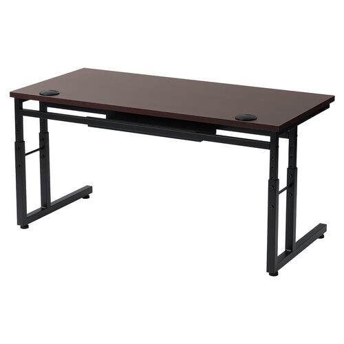 ���[�f�X�N �p�\�R���f�X�N �������� ����38cm�`58cm 6�i�K�� ��90cm ���s45cm �P�[�u���z���� �^�b�v�� �Q�[�~���O �׋��� �u���E��