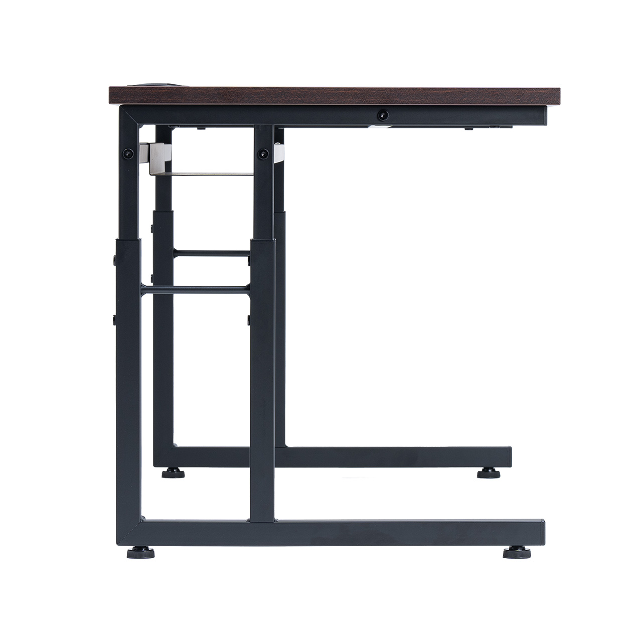 ���[�f�X�N �p�\�R���f�X�N �������� ����38cm�`58cm 6�i�K�� ��90cm ���s45cm �P�[�u���z���� �^�b�v�� �Q�[�~���O �׋��� �u���E��