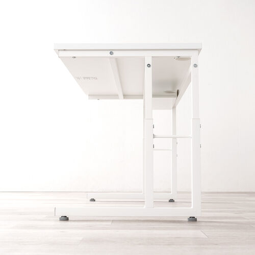 ���[�f�X�N �p�\�R���f�X�N �������� ����38cm�`58cm 6�i�K�� ��90cm ���s45cm �P�[�u���z���� �^�b�v�� �Q�[�~���O �׋��� �z���C�g