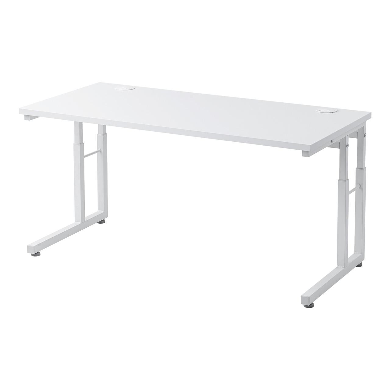 ���[�f�X�N �p�\�R���f�X�N �������� ����38cm�`58cm 6�i�K�� ��90cm ���s45cm �P�[�u���z���� �^�b�v�� �Q�[�~���O �׋��� �z���C�g