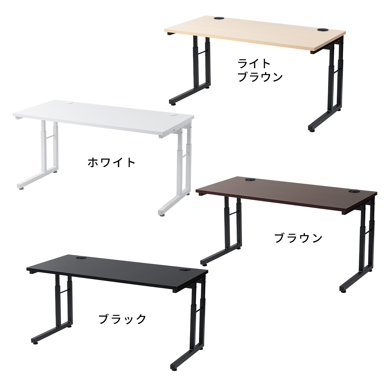 ���[�f�X�N �p�\�R���f�X�N �������� ����38cm�`58cm 6�i�K�� ��90cm ���s45cm �P�[�u���z���� �^�b�v�� �Q�[�~���O �׋��� �z���C�g