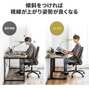 電動昇降デスク お絵描き机 製図机 引き出し付き 幅120cm 奥行