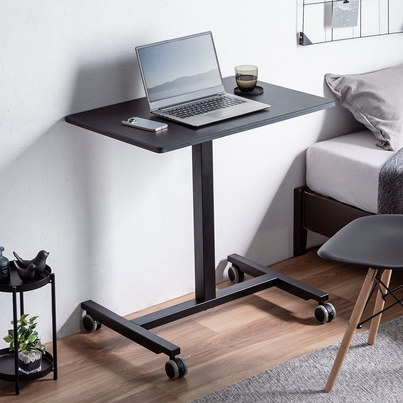 �X�^���f�B���O�f�X�N �㉺���~�f�X�N �K�X�����~ �d���s�v ���~��40cm ��75cm ���s50cm ���Ɍy�� �u���b�N