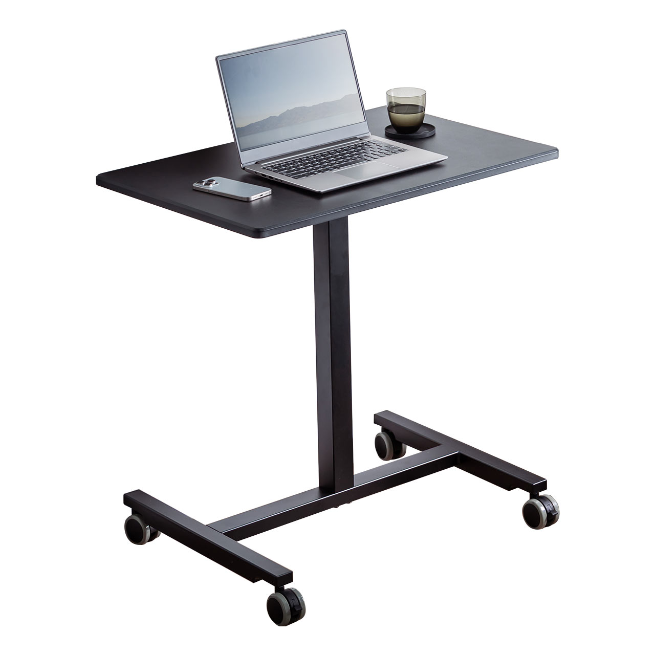 �X�^���f�B���O�f�X�N �㉺���~�f�X�N �K�X�����~ �d���s�v ���~��40cm ��75cm ���s50cm ���Ɍy�� �u���b�N