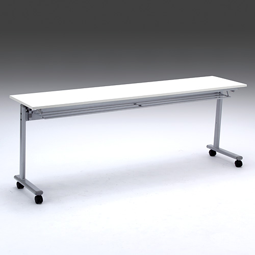 会議・MTテーブル】フォールディングテーブル W180cm D60cm ホワイト