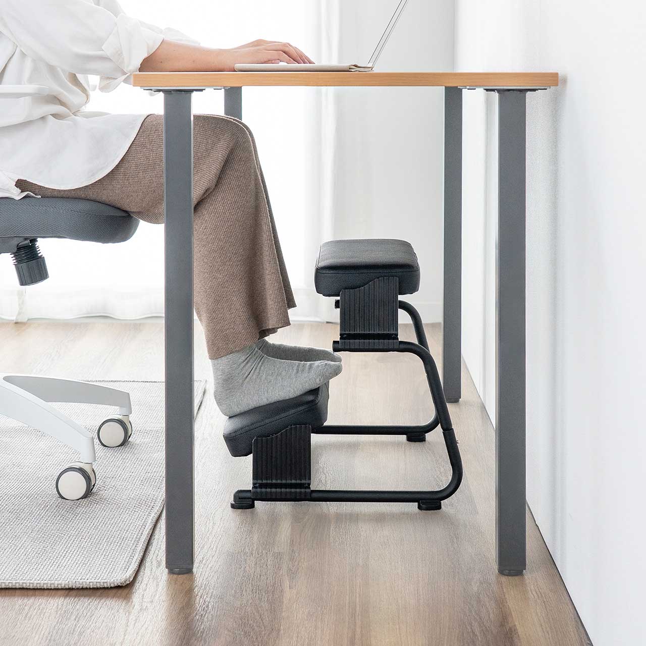 3WAY�t�b�g���X�g �Ɍ��N�b�V���� ���i�K �p�x���� 3�i�K�������� �I�b�g�}�� �f�X�N�p ���u���� �u���b�N