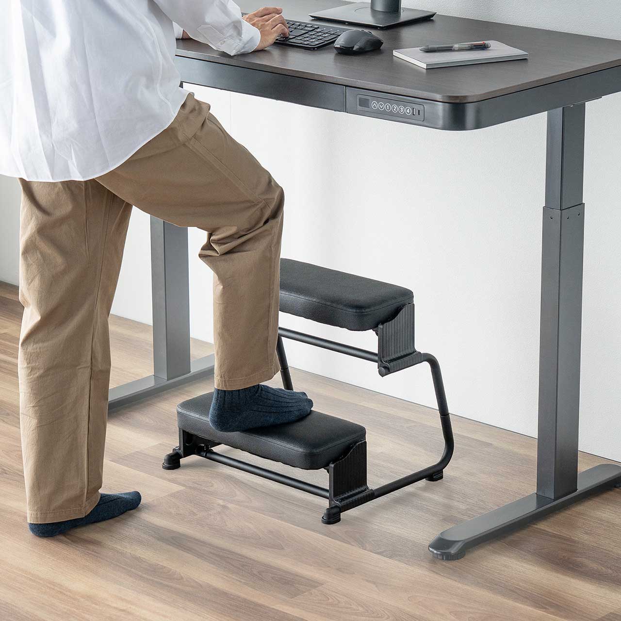 3WAY�t�b�g���X�g �Ɍ��N�b�V���� ���i�K �p�x���� 3�i�K�������� �I�b�g�}�� �f�X�N�p ���u���� �u���b�N