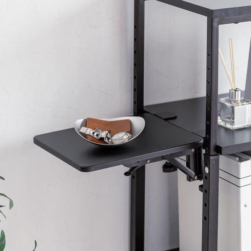 �f�X�N�G�N�X�e���_�[ �� �V�g�� ��t �܂肽���� ���g�� �e�[�u���g�� �N�����v�Œ� �A�[�����X�g ��25cm ���s30cm �u���b�N