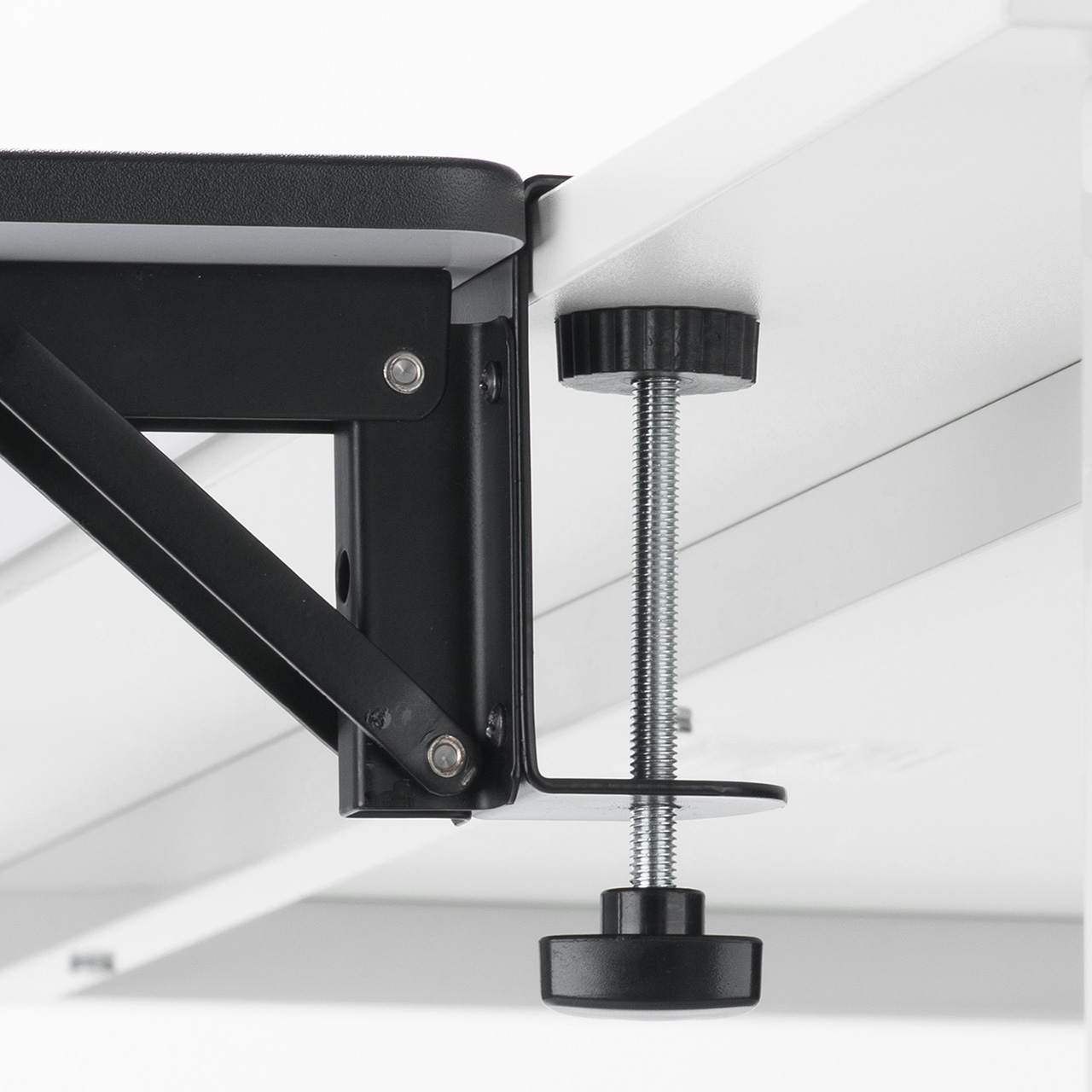 �f�X�N�G�N�X�e���_�[ �� �V�g�� ��t �܂肽���� ���g�� �e�[�u���g�� �N�����v�Œ� �A�[�����X�g ��25cm ���s30cm �u���b�N