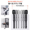�f�X�N�G�N�X�e���_�[ �� �V�g�� ��t �܂肽���� ���g�� �e�[�u���g�� �N�����v�Œ� �A�[�����X�g ��25cm ���s30cm �z���C�g