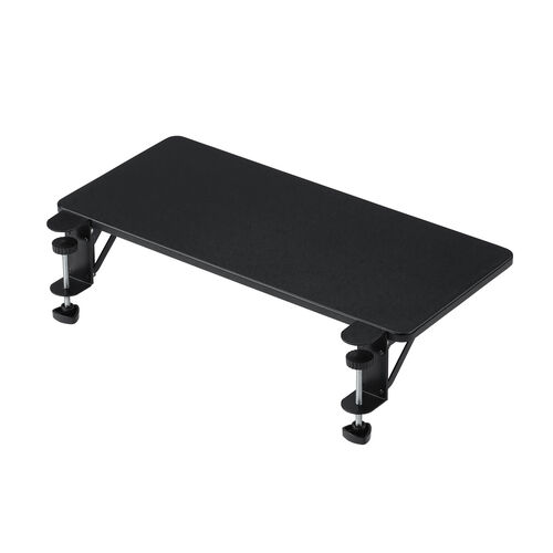 �f�X�N�G�N�X�e���_�[ �� �V�g�� ��t �܂肽���� �e�[�u���g�� �N�����v�Œ� �L�[�{�[�h�g���[ ��55cm ���s25cm �u���b�N