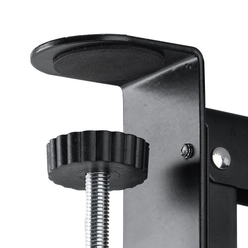 �f�X�N�G�N�X�e���_�[ �� �V�g�� ��t �܂肽���� �e�[�u���g�� �N�����v�Œ� �L�[�{�[�h�g���[ ��55cm ���s25cm �u���b�N