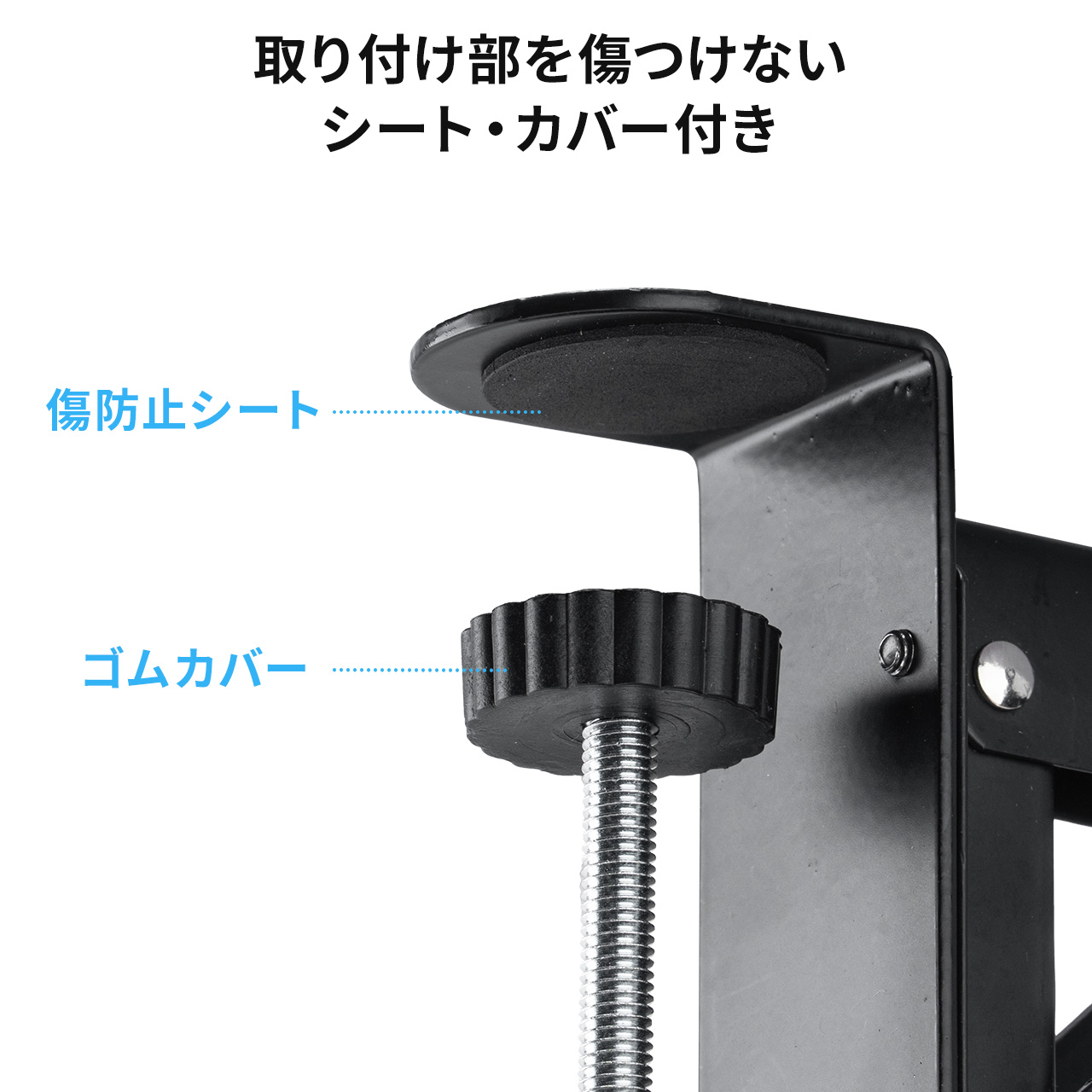 �f�X�N�G�N�X�e���_�[ �� �V�g�� ��t �܂肽���� �e�[�u���g�� �N�����v�Œ� �L�[�{�[�h�g���[ ��55cm ���s25cm �u���b�N