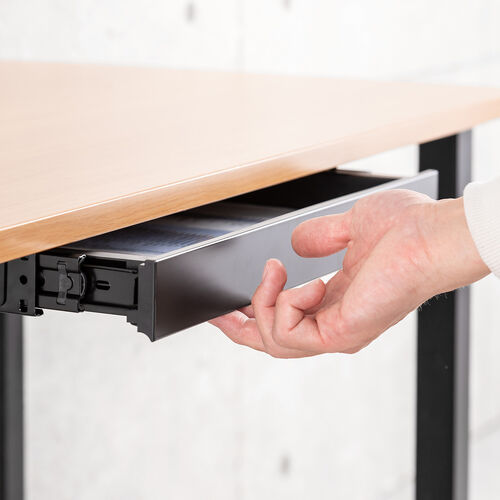 �f�X�N�����[�{�b�N�X �����o�� ��t�� �؃l�W�Œ� ��42.3cm A4�Ή� �f�X�N�ݒu ���� ���� �h�����[ �u���b�N S�T�C�Y