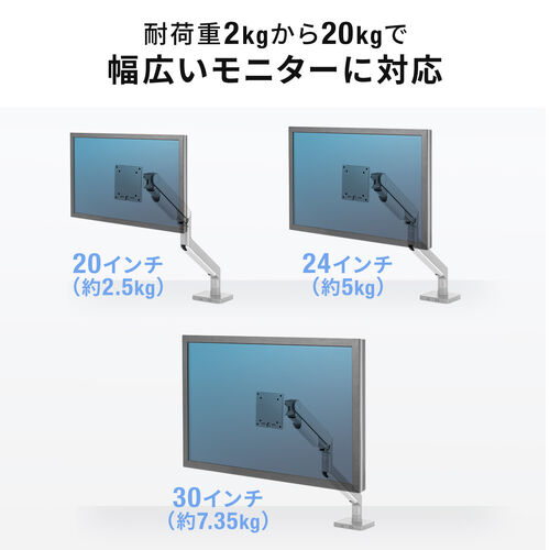 �y3��Z�b�g�z���j�^�[�A�[�� 32�C���`�Ή� ���ω׏d �ő�49�C���`�Ή� 2�`20kg�Ή� �N�����v �u���b�N