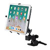 iPad・タブレットアームスタンド（ポール/支柱取付・クランプ式・9.7～13インチ対応）
