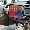 iPad・タブレット車載ホルダー 4関節アーム付き ドリンクホルダ設置 9.7～13インチ対応