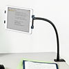 iPad・タブレット寝ながらスタンド（クランプ固定・角度調整・360度回転・フレキシブルアーム・13インチ対応）
