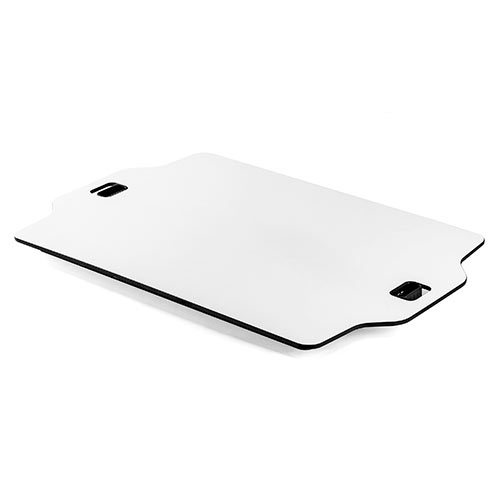 スタンディングデスク 薄型 白色 折りたたみ可能 高さ12段階調整可能 幅79.5cm 100-MR141W