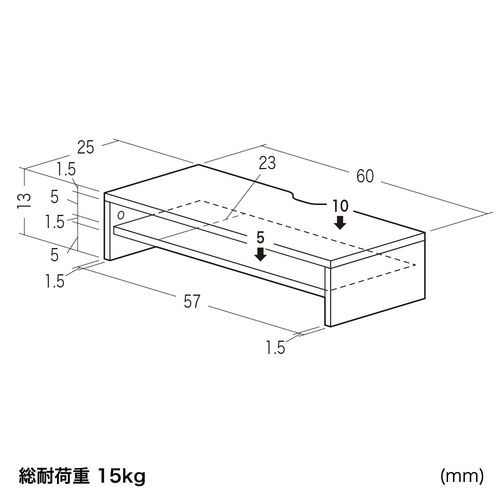 j^[ 2i 60cm  j^[[ 2i[ ؐ ubN 100-MR214BK