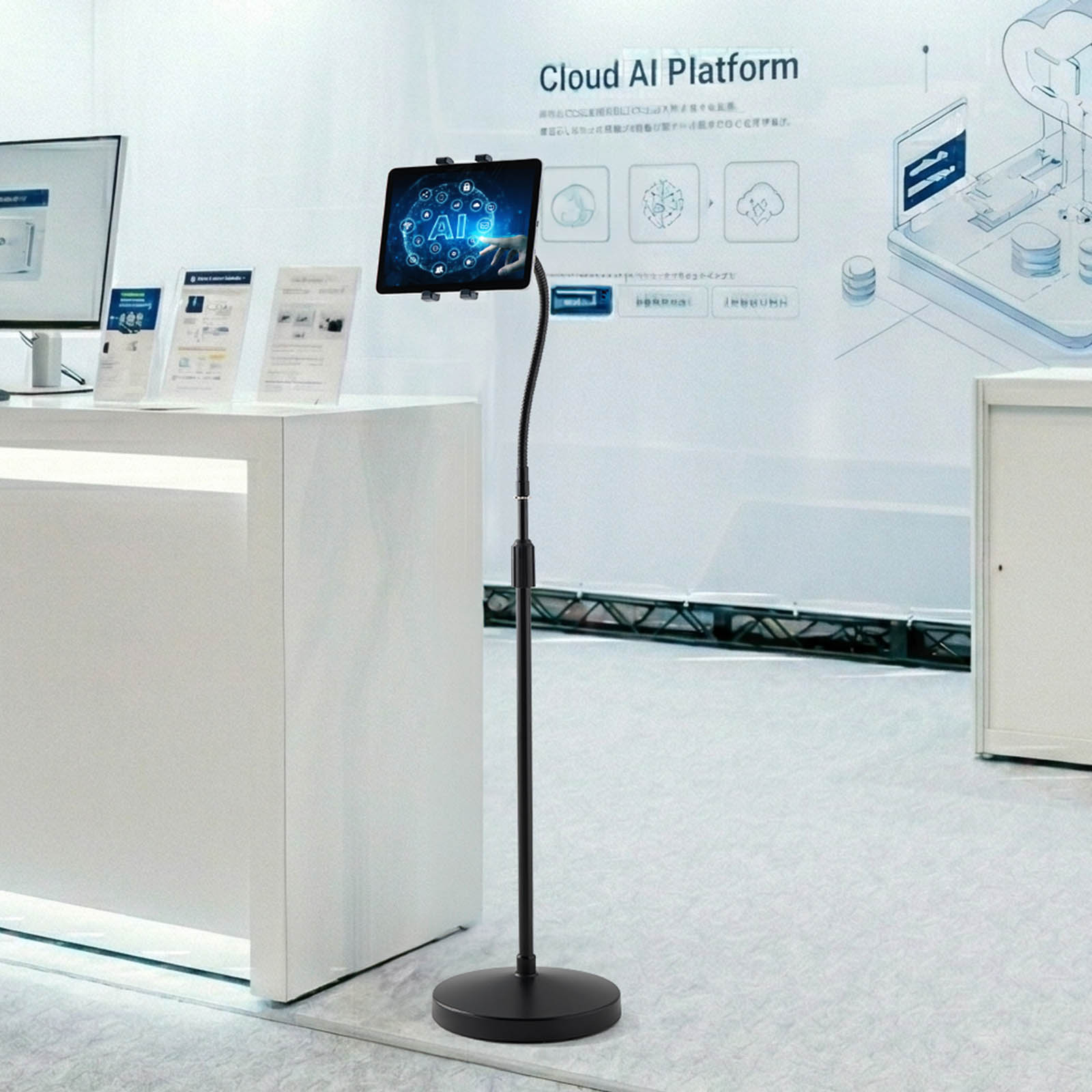 iPad �^�u���b�g�A�[���X�^���h �t���A�X�^���h ���u�ݒu �������߉\ �Q�Ȃ��� �x�b�h �t���L�V�u�� 8�`10.9/11�C���`�Ή� �n�C�u���b�g����