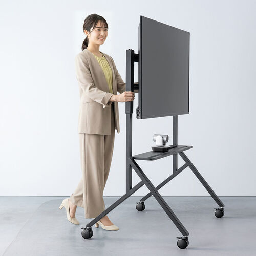 86�C���`�܂őΉ��A�蓮���~�ōœK�ȍ����ɒ����ł���L���X�^�[�t����^�e���r�X�^���h�𔭔�