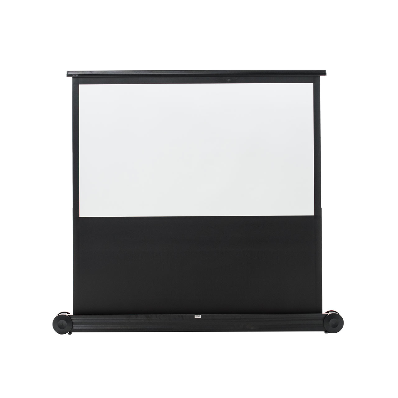 プロジェクタースクリーン 簡単設置 自立 パンタグラフ式 持ち運び可能 床置き 移動ローラー付 60インチ 選挙グッズ 100-PRS013