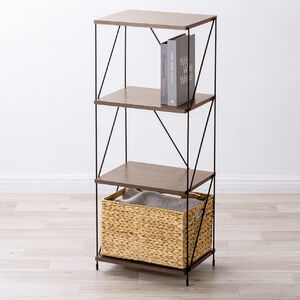 �I�[�v�����b�N �I�[�v���V�F���t ���C���[���b�N 4�i �ȒP�g�ݗ��� �l�W�Ȃ� �H��s�v �_�[�N�u���E�� �ؖڒ� ��42�~���s��31�~����103.9cm