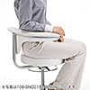 メディカルチェア ナースチェア クランケチェア 実験椅子 回転椅子 医療 研究室 クリニック 病院 受付 診療所 工場 キッチン キャスター付 カウンター アジャスター対応 100-SNC019BG